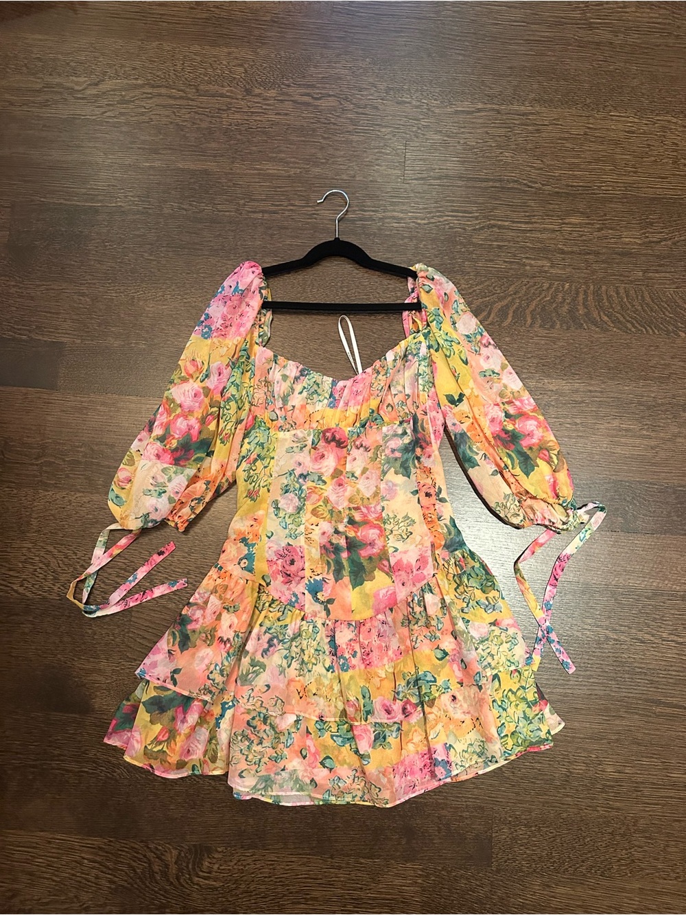 For Love & Lemons Floral Mini Dress